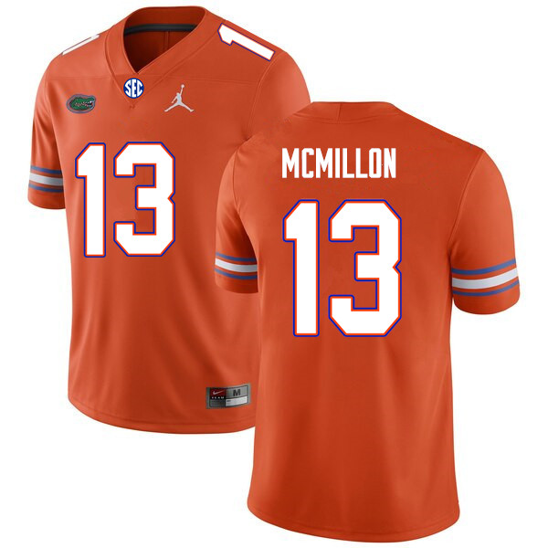 Men #13 Donovan McMillon Florida Gators College Football Jerseys Sale-Orange